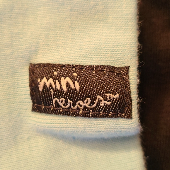 Mini Heroes "Make Some Noise" black footless romper - Picture 3 of 3